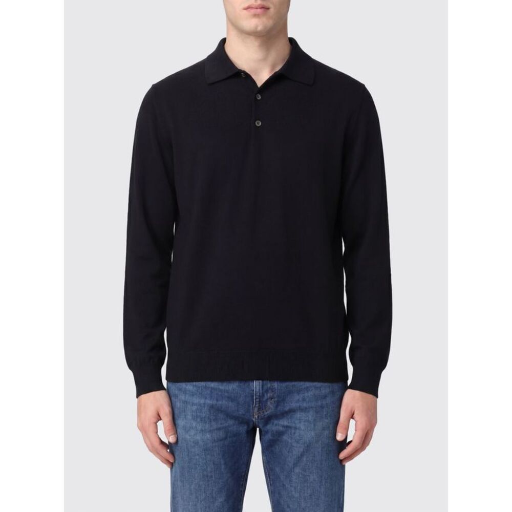 Brunello Cucinelli Polo Shirt Men Black